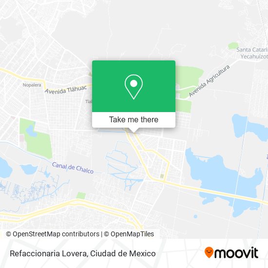 Refaccionaria Lovera map