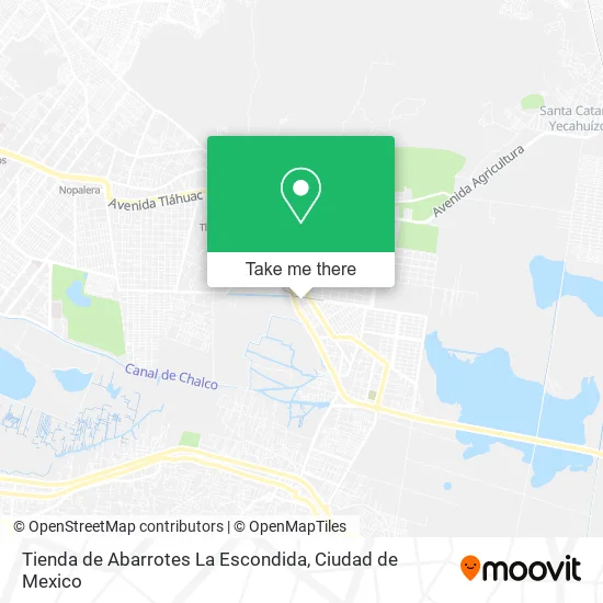 Tienda de Abarrotes La Escondida map