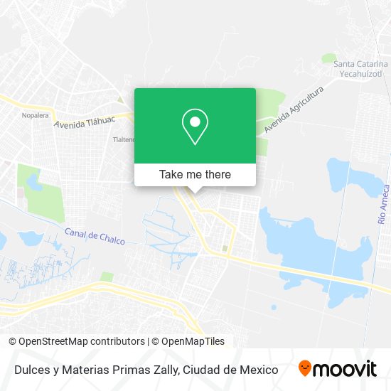 Dulces y Materias Primas Zally map