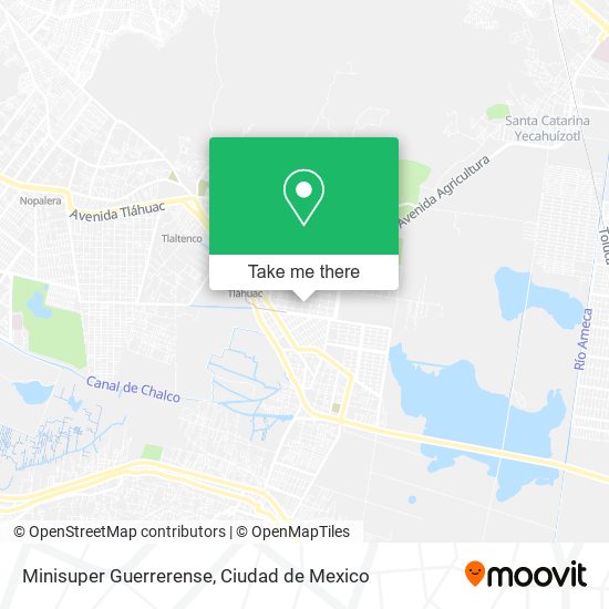 Minisuper Guerrerense map
