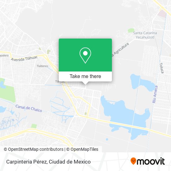 Carpinteria Pérez map