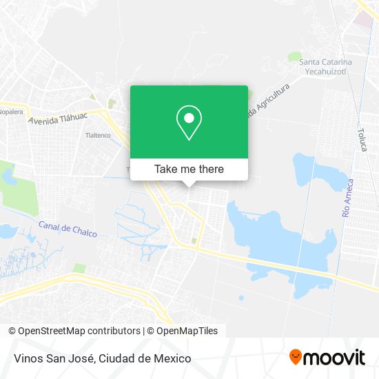 Vinos San José map