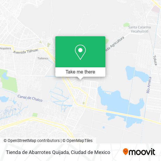 Tienda de Abarrotes Quijada map