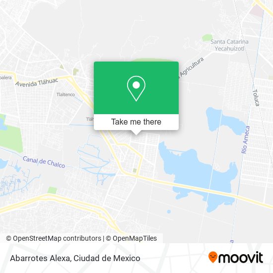 Abarrotes Alexa map