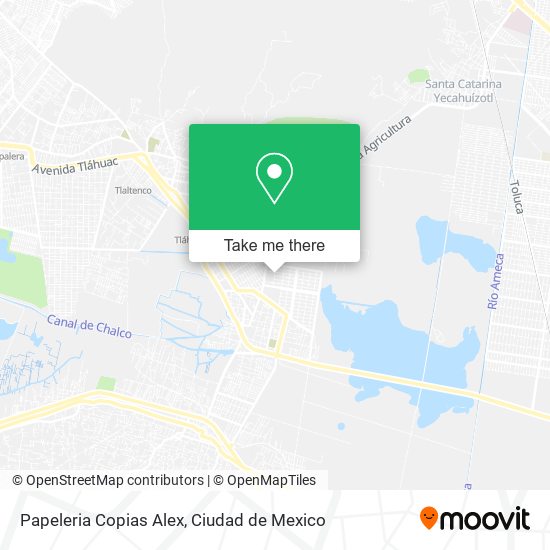 Mapa de Papeleria Copias Alex