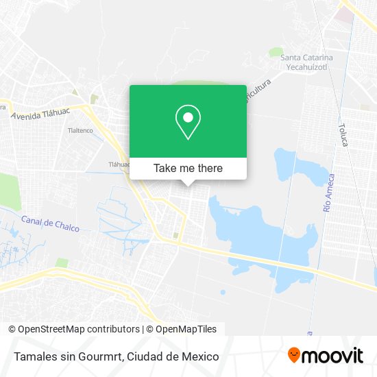 Mapa de Tamales sin Gourmrt