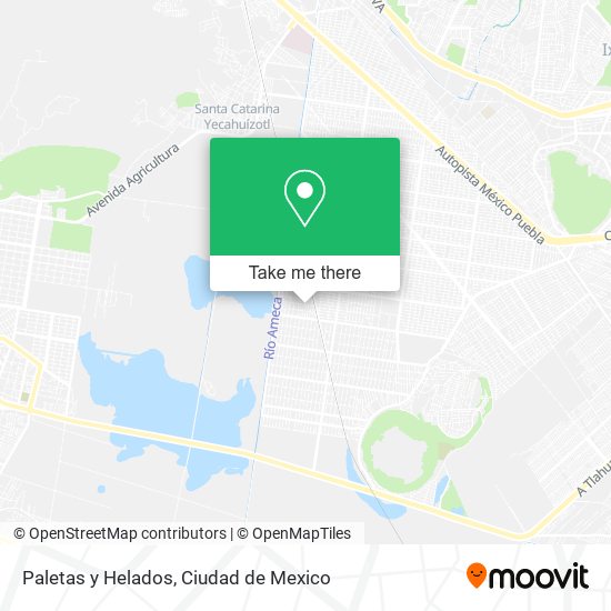 Paletas y Helados map