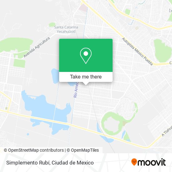 Simplemento Rubí map