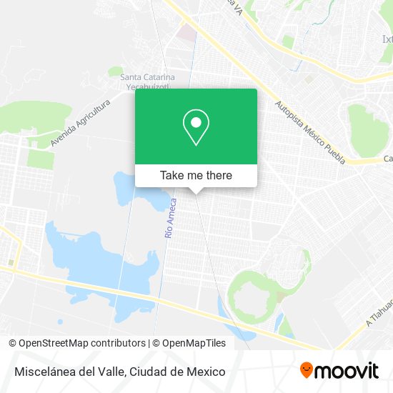 Miscelánea del Valle map