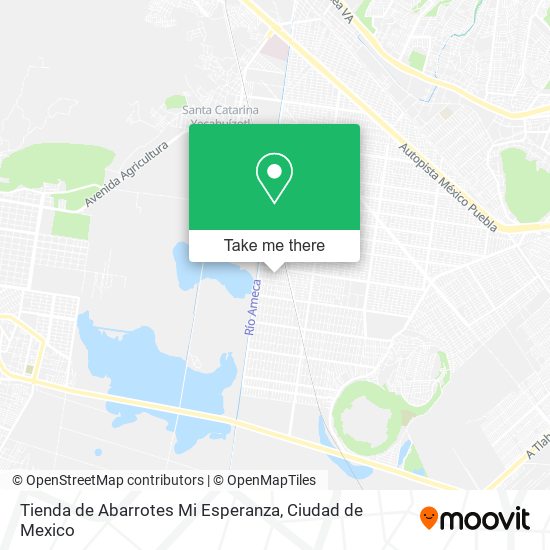 Mapa de Tienda de Abarrotes Mi Esperanza