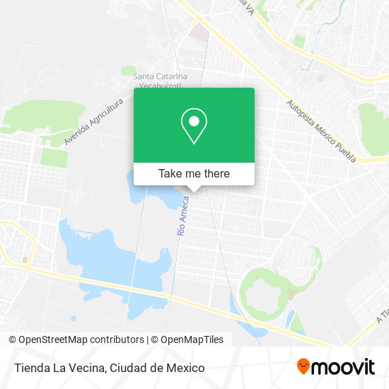 Mapa de Tienda La Vecina