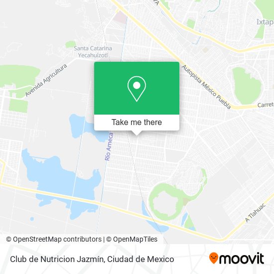 Mapa de Club de Nutricion Jazmín