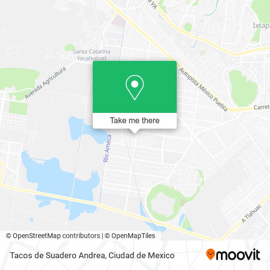 Tacos de Suadero Andrea map