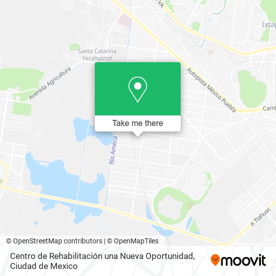 Centro de Rehabilitación una Nueva Oportunidad map