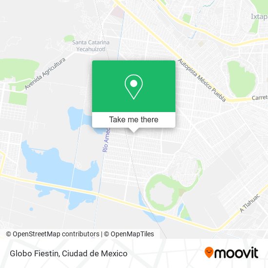 Globo Fiestin map