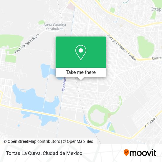 Tortas La Curva map