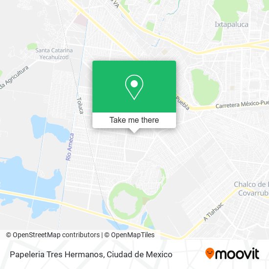 Papeleria Tres Hermanos map
