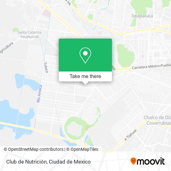 Mapa de Club de Nutrición