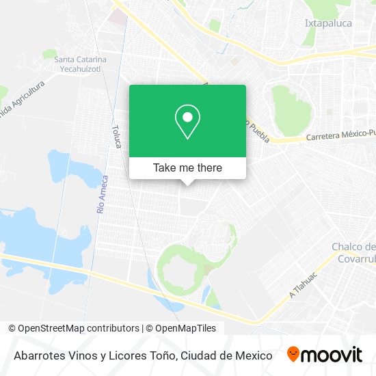 Abarrotes Vinos y Licores Toño map