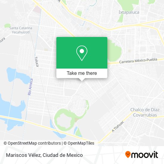 Mariscos Vélez map