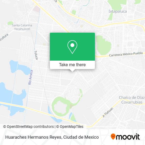 Huaraches Hermanos Reyes map