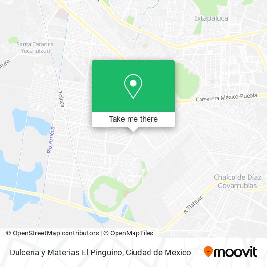 Mapa de Dulcería y Materias El Pinguino