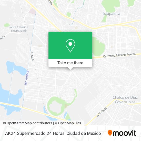 AK24 Supermercado 24 Horas map