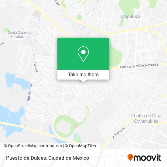 Puesto de Dulces map