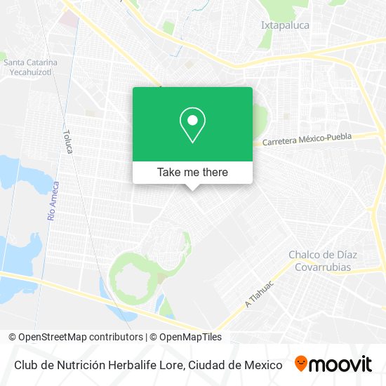 Mapa de Club de Nutrición Herbalife Lore