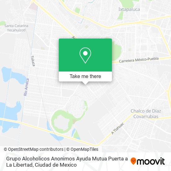 Grupo Alcoholicos Anonimos Ayuda Mutua Puerta a La Libertad map