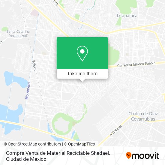 Mapa de Compra Venta de Material Reciclable Shedael