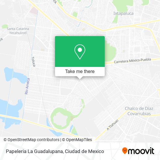 Mapa de Papeleria La Guadalupana