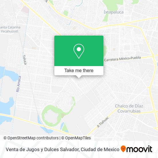 Mapa de Venta de Jugos y Dulces Salvador