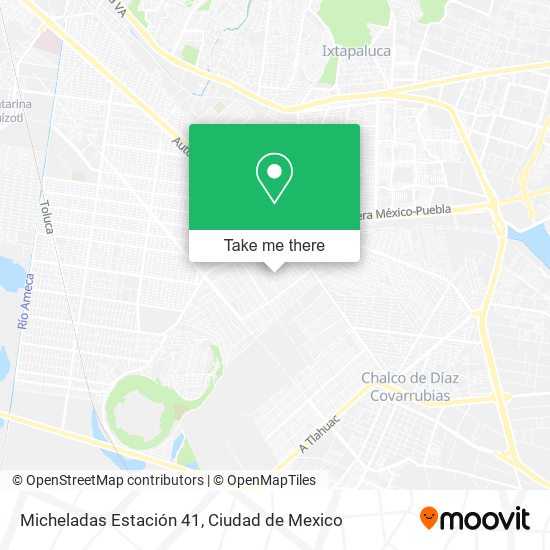 Mapa de Micheladas Estación 41