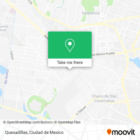 Mapa de Quesadillas