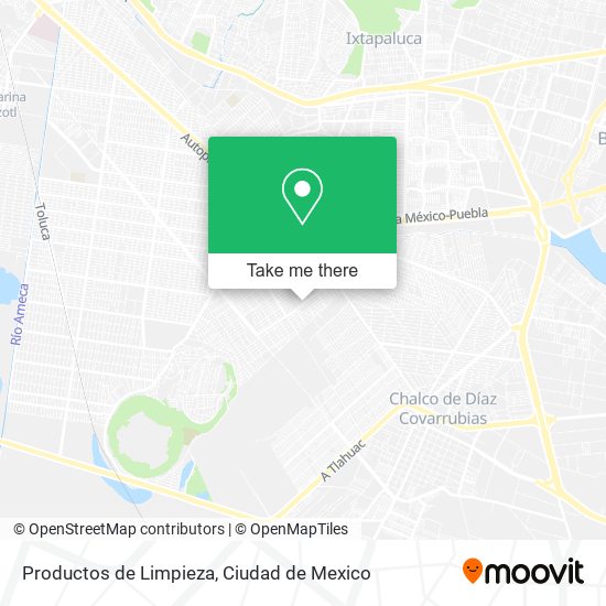 Productos de Limpieza map