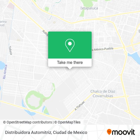 Distribuidora Automitriz map