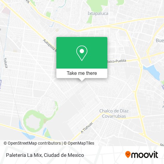 Paletería La Mix map