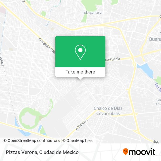 Mapa de Pizzas Verona