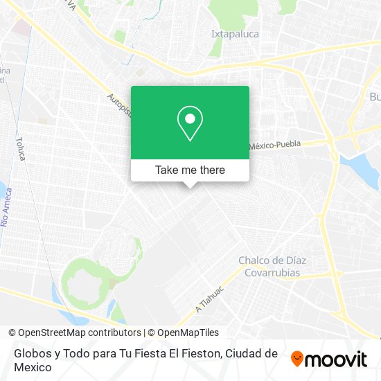 Globos y Todo para Tu Fiesta El Fieston map