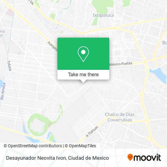 Mapa de Desayunador Neovita Ivon