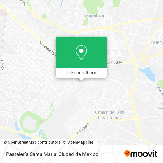 Mapa de Pastelería Santa Maria