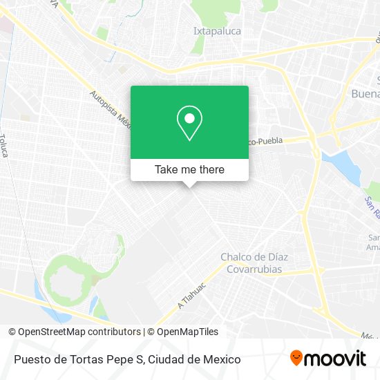 Puesto de Tortas Pepe S map