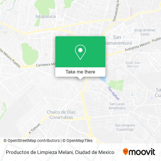 Productos de Limpieza Melani map