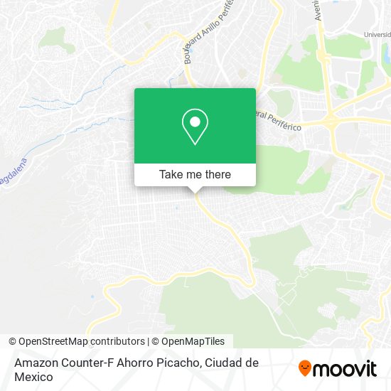 Mapa de Amazon Counter-F Ahorro Picacho