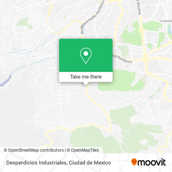 Desperdicios Industriales map