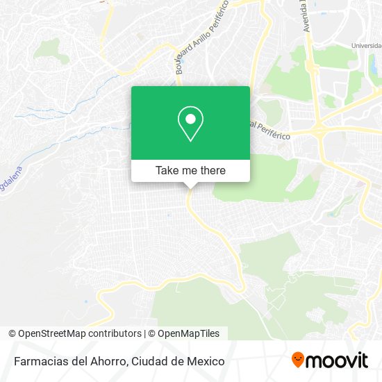 Mapa de Farmacias del Ahorro