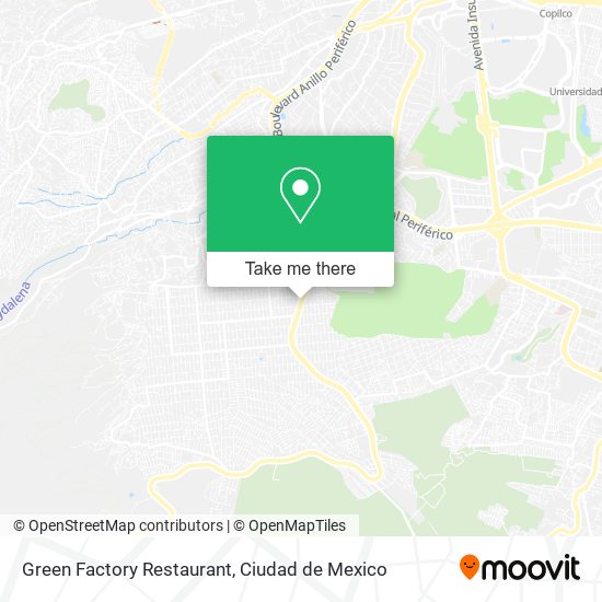 Green Factory Restaurant map