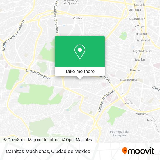 Carnitas Machichas map