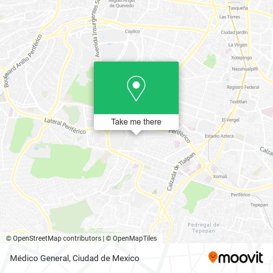 Mapa de Médico General